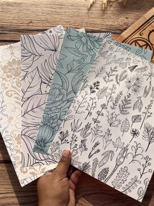 SHOP ABC Aesthetic pattern paperpack variant 03 | A4 size paper | 05 sheets