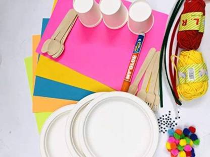 Z-Plus Waste Material Art and Craft Material DIY Activity Based Hobby Box Kit