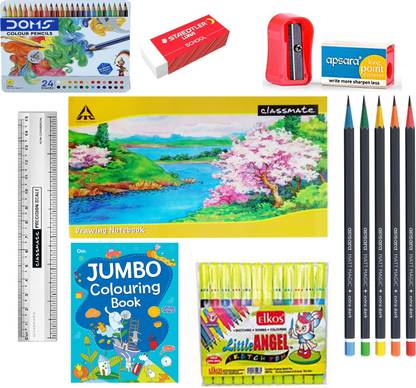YAKONDA Painting Kit | Art Set | Colours Set For Kids drawing book , sketch pen