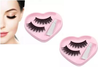 Jiwoo Black Handmade Natural 3D Thick Long False Eyelashes Artificial Eye