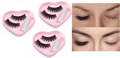 Jiwoo Handmade Natural 3D Thick Long False Eyelashes Artificial Eye