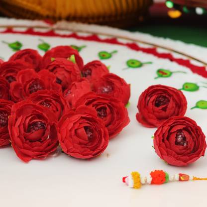Kawai Homes Red Peony Artificial Flower