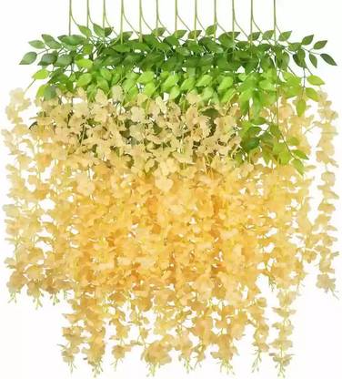 zoanto Beige Westeria Artificial Flower