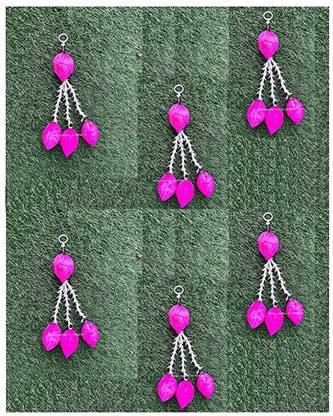 SPHINX SPHINX paper lotus & lily decorative hangings (Approx.28cms, 3 lines design) White, Pink Lotus, Lily Artificial Flower