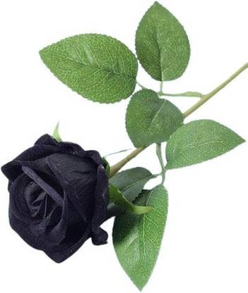 Real PBR Real PBR Artificial Flower Flannel Rose Fake Flower Black Rose, Wild Flower Artificial Flower