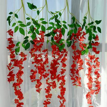 zoanto Red Westeria Artificial Flower