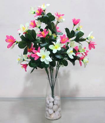 saf 7 Head's | Without Pot | Pink Jasmine Artificial Flower