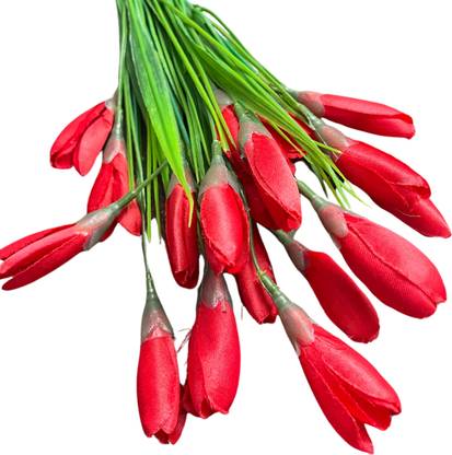 Akaar Red Tulips Artificial Flower