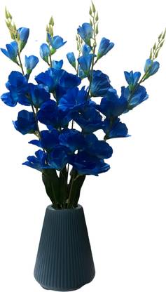 well art gallery Blue Gladiolus Artificial Flower