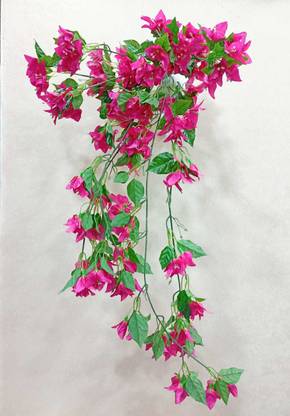 Style My Home Artificial Bougainvillea Wall Hanging Flower for Indoor Home Wall Decoration Multicolor Bougainvillea Artificial Flower