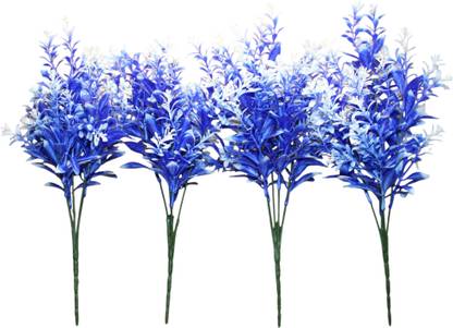 TFH TFH Artificial Filler Flower Bunches For Home Balcony Garden Decoration Blue Anthurium Artificial Flower