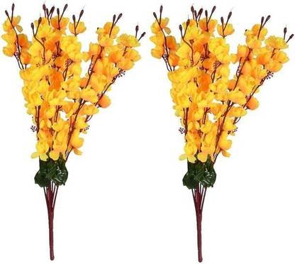 zoanto Yellow Orchids Artificial Flower