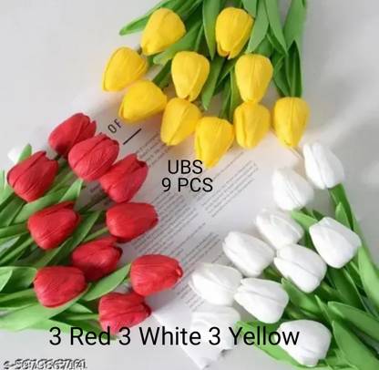 UBS Multicolor Tulips Artificial Flower