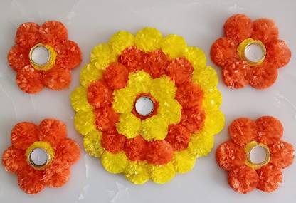 prisma collection Multicolor Marigold Artificial Flower