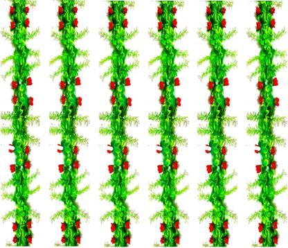 HUG ME Green, Red Rose Artificial Flower