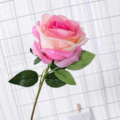 Real PBR Real PBR Artificial Flower Single Rose Multicolor Wild Flower Artificial Flower