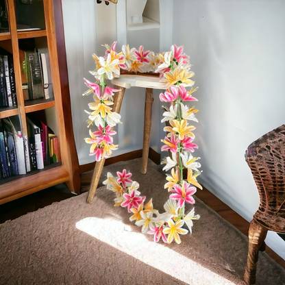 Ramarch Multicolour lari plant mix flower for decoration wall,mirror, Multicolor Peace Lily Artificial Flower