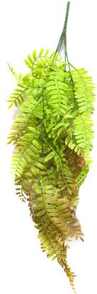 AAVANA GREENS Artificial Hanging Creeper for Home, Office, Indoor Decor AM-AGC-052-O-P1 Orange Wild Flower Artificial Flower