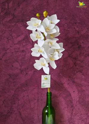 blooming floret White Orchids Artificial Flower