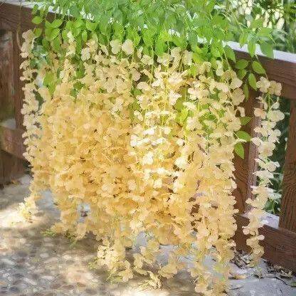 Ajaa Beige Westeria Artificial Flower