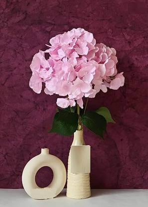 well art gallery Pink Hydrangea Artificial Flower