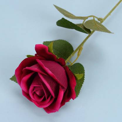 Real PBR Real PBR Retro Artificial Flower Flannel Rose Fake Flower Blue Wild Flower Artificial Flower