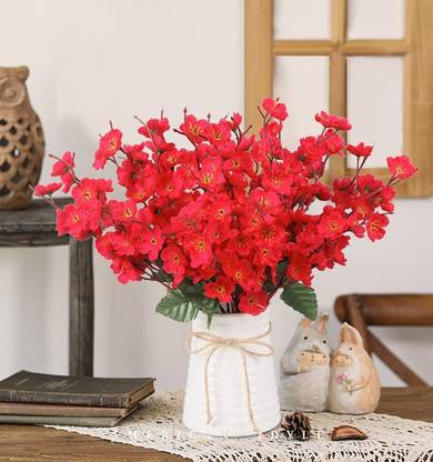 zoanto Red Cherry Blossom Artificial Flower