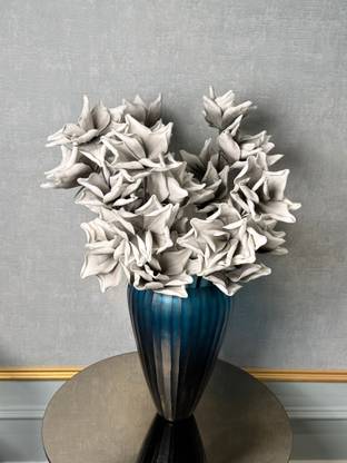 ERBA Camellias large white bunch White Camellia Rose Artificial Flower