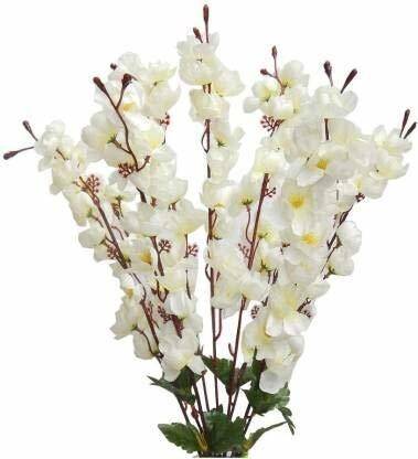 zoanto White Orchids Artificial Flower