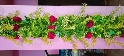 Dynamic Retail Global Artificial Hanging Flowers Plant Wall Hanging Garland Chain Home Decor WQA350 Multicolor Rose Artificial Flower