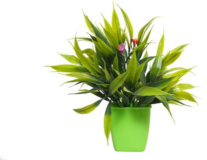 RWFM R.W.F.M 114/24 Green Ballmum Artificial Flower  with Pot