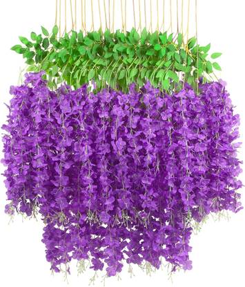 well art gallery Purple Westeria Artificial Flower
