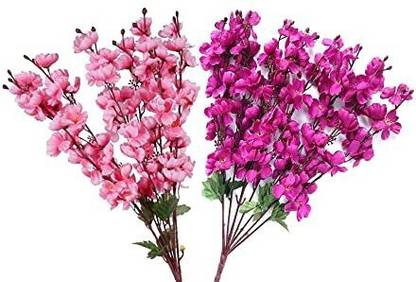 zoanto Purple, Pink Cherry Blossom Artificial Flower