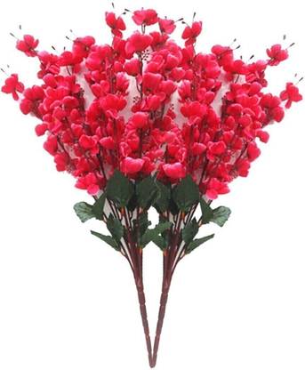 OM COLLECTIONS Orchids Artificial Flower Pink Orchids Artificial Flower