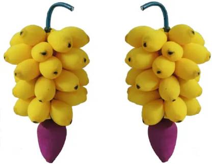 ZENRISE Varalakshmi Viratham decoration banana bunch hanging - 2 set Artificial Fruit