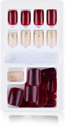 SYGA FakeNails-F635-13- Red