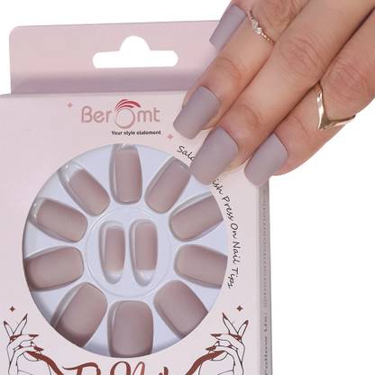 BEROMT PREMIUM MATTE NAILS 481 LIGHT BROWN