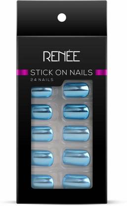 Renee Stick On Nails - MN 02 Blue