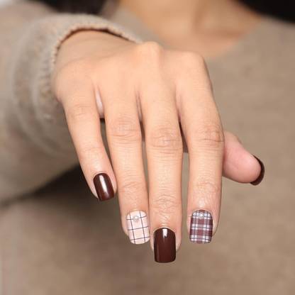 Lick - Press on Nails fake nails_Nail Press-n1_929 Maroon