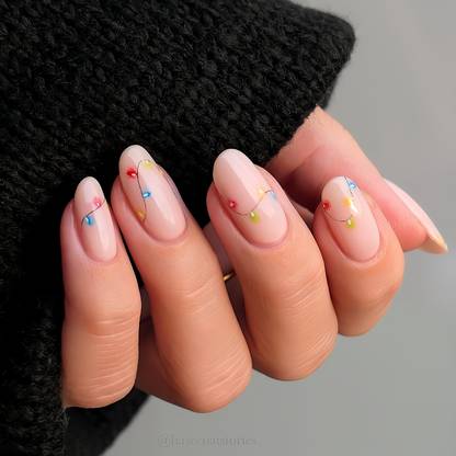 Shhagan Fairy Lights Nails Nude, Red, Blue, Yellow, Green, Black