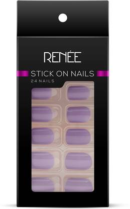 Renee Stick On Nails - BN 08 BN 08, Purple