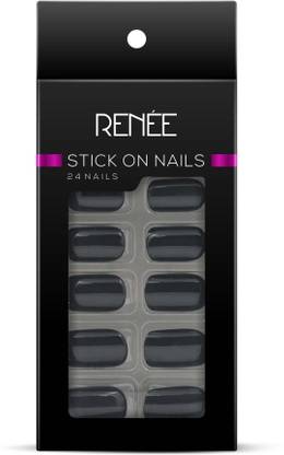 Renee Stick On Nails - BN 01 Black