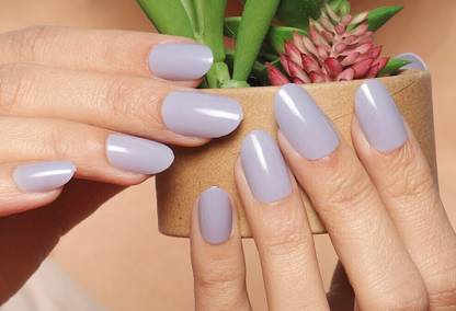 Lick - Press on Nails Artificial Nails and Fake Nails Set Dark Grey