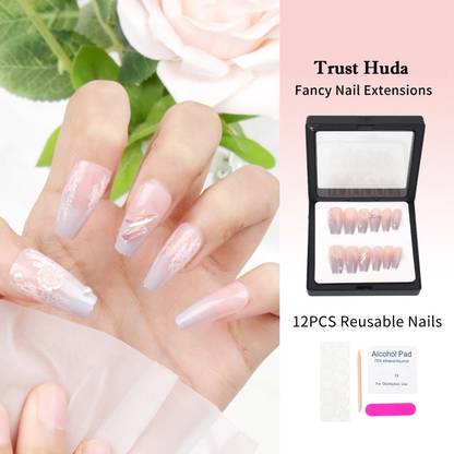 Trust Huda Artificail nails N-12 multicolour