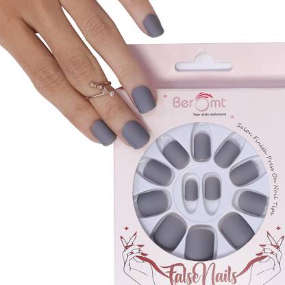 BEROMT PREMIUM MATTE NAILS 428 GREY