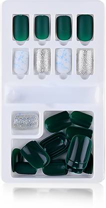 SYGA FakeNails-F635-18- Dark Green