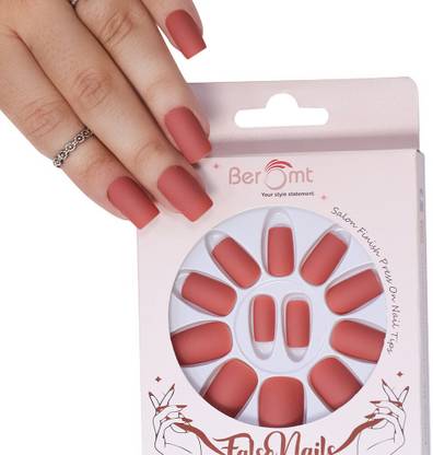 BEROMT PREMIUM MATTE NAILS 529 RED