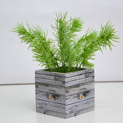 fancymart Artificial Asparagus Leaves Plant Wild Artificial Plant  with Pot