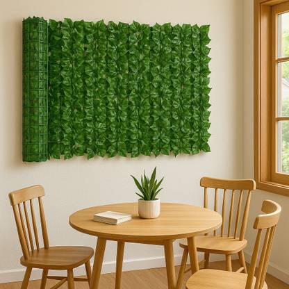 De Gardenia Artificial Faux Ivy Leaf Mat 1m x 3m – Dark Green Privacy Panel Artificial Plant