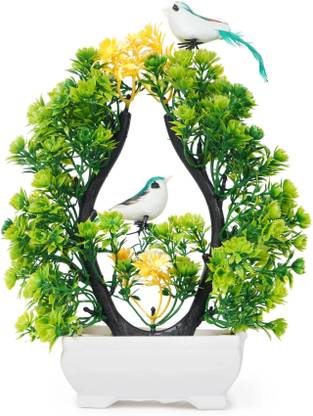Ramarch Bonsai Wild Artificial Plant  with Pot